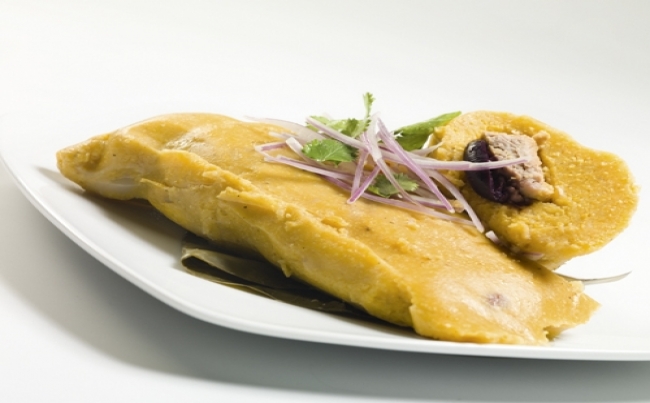 Tamales de chicharrón de cerdo